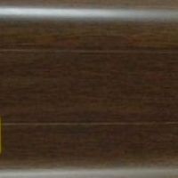 Пластиковый плинтус IDEAL с кабель-каналом Орех Миланский