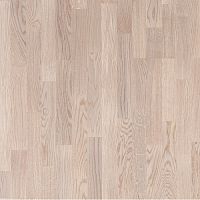 Паркетная доска Floorwood Дуб натур белый матовый лак 3П