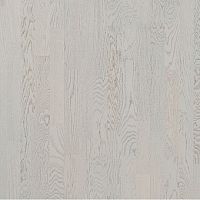 Паркетная доска Floorwood Дуб Робуст молочно-белый матовый лак 3П