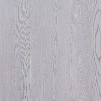 Паркетная доска Floorwood Дуб Робусто снежно-белый матовый лак 1П