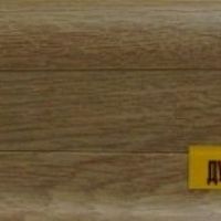 Пластиковый плинтус IDEAL с кабель-каналом Дуб рустик
